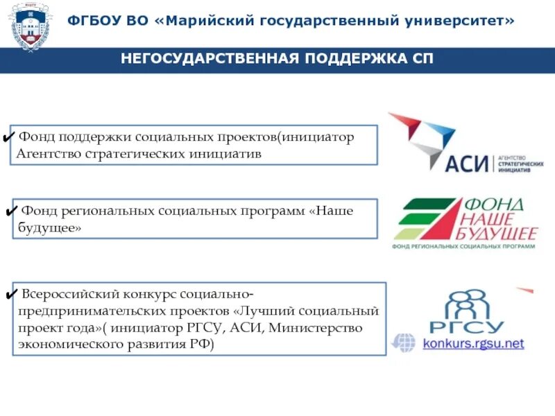 Фонд региональных социальных программ. Фонд региональных социальных программ «наше будущее» логотип. негосударственная поддержка. негосударственная поддержка социального предпринимательства. маргу эмблема.