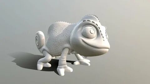3д хамелеон