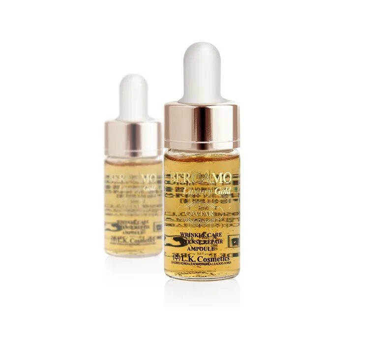 [Bergamo] High Potency Caviar Ampoule Set 13ml * 4ea (Weight : 166g). Bergamo Luxury Gold Collagen. Bergamo сыворотка с золотом. Bergamo корейская косметика сыворотка. Золотая сыворотка купить