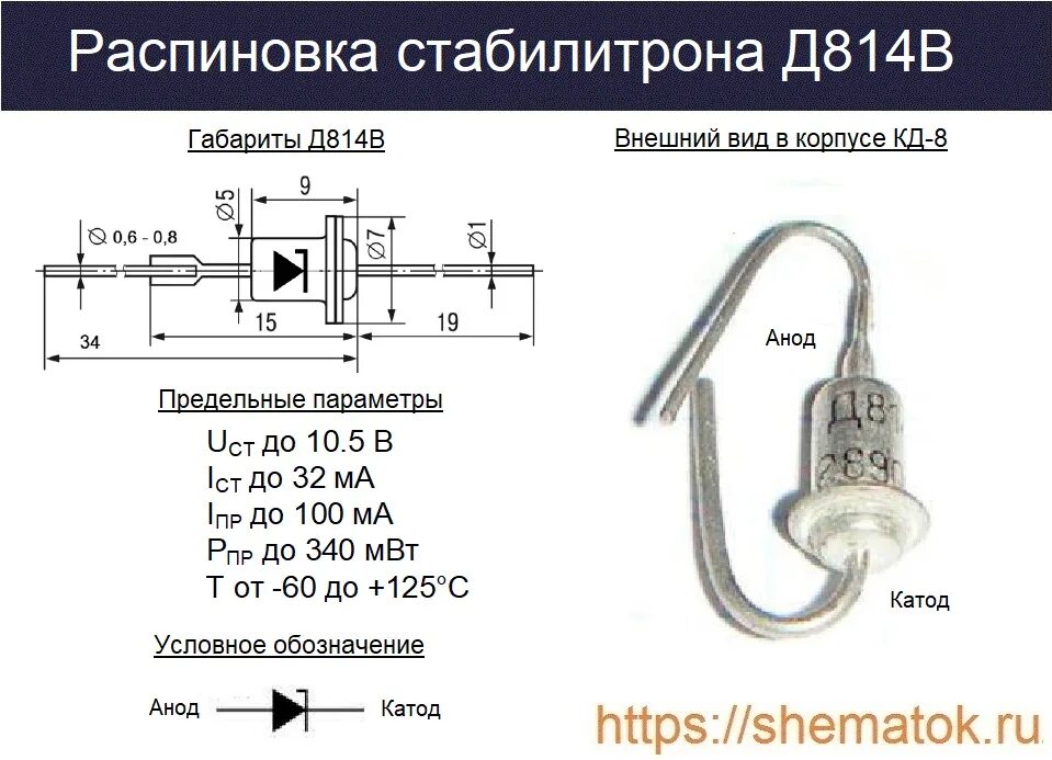 Д814 характеристики. Стабилитрон д814а. д814б анод. стабилитрон д814 24 в. д814д1 маркировка.