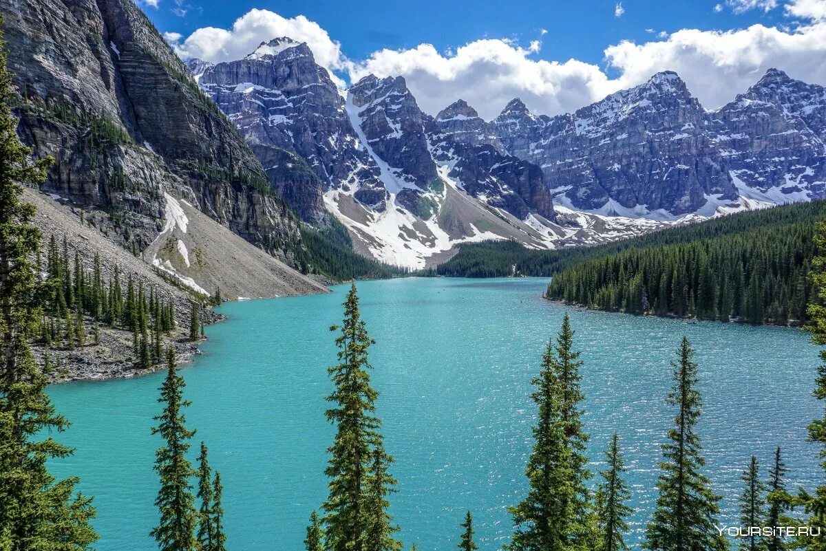 Canada lakes. Озеро Банф. Парк Банфф Канада.