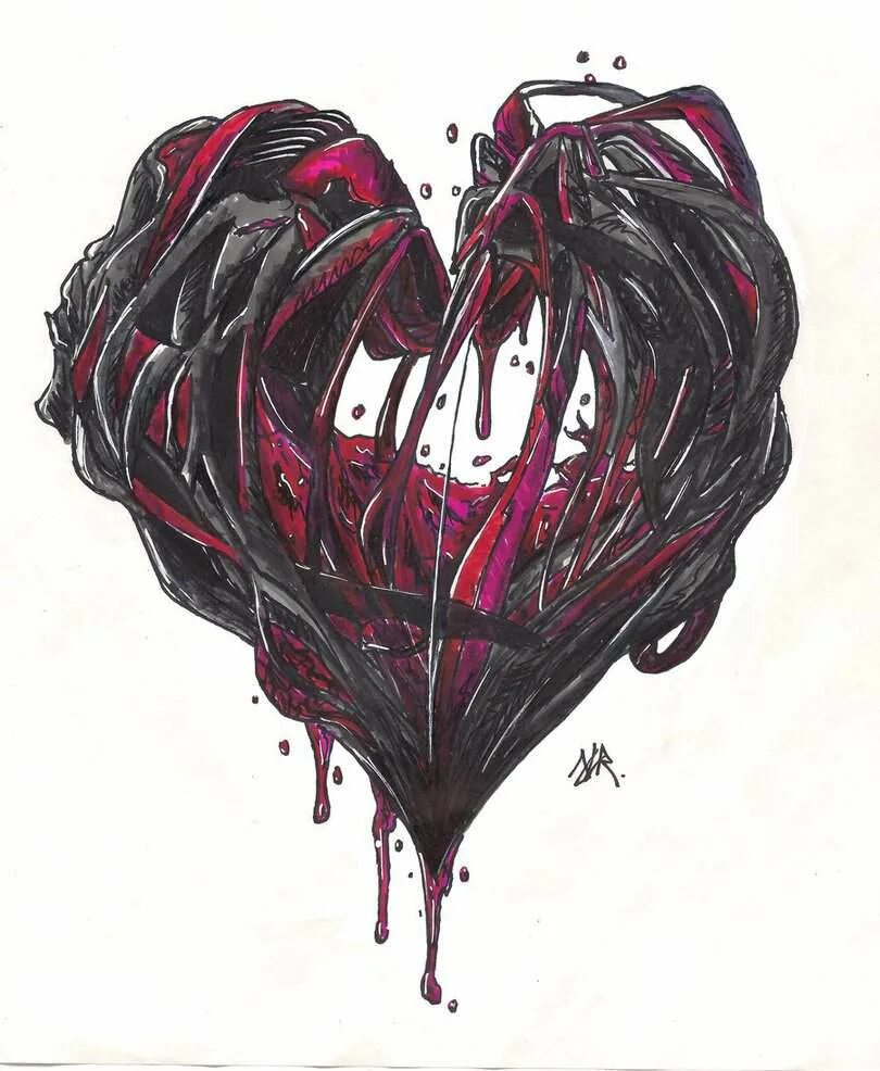 сердце насквозь