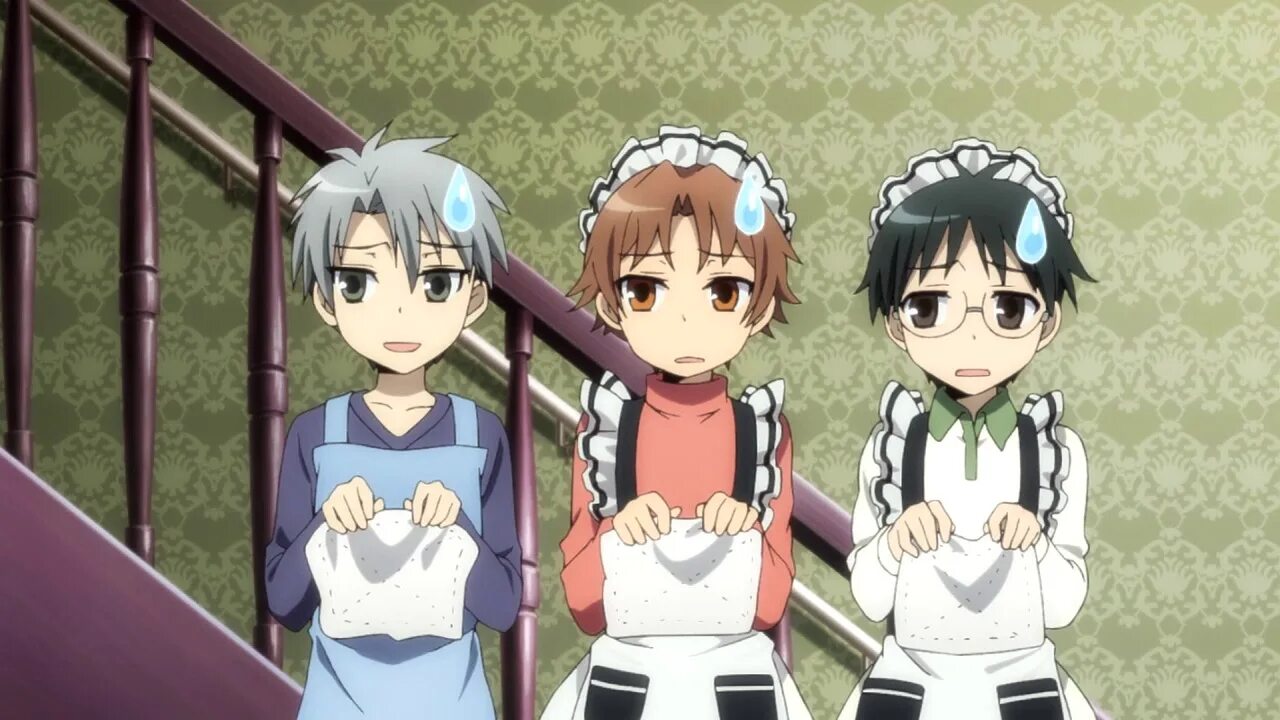 Маленький домработник чихиро. Маленький домработник / shounen maid. Мальчик горничная чихиро и мадока. Маленький домработник чихиро. Мальчик горничная.