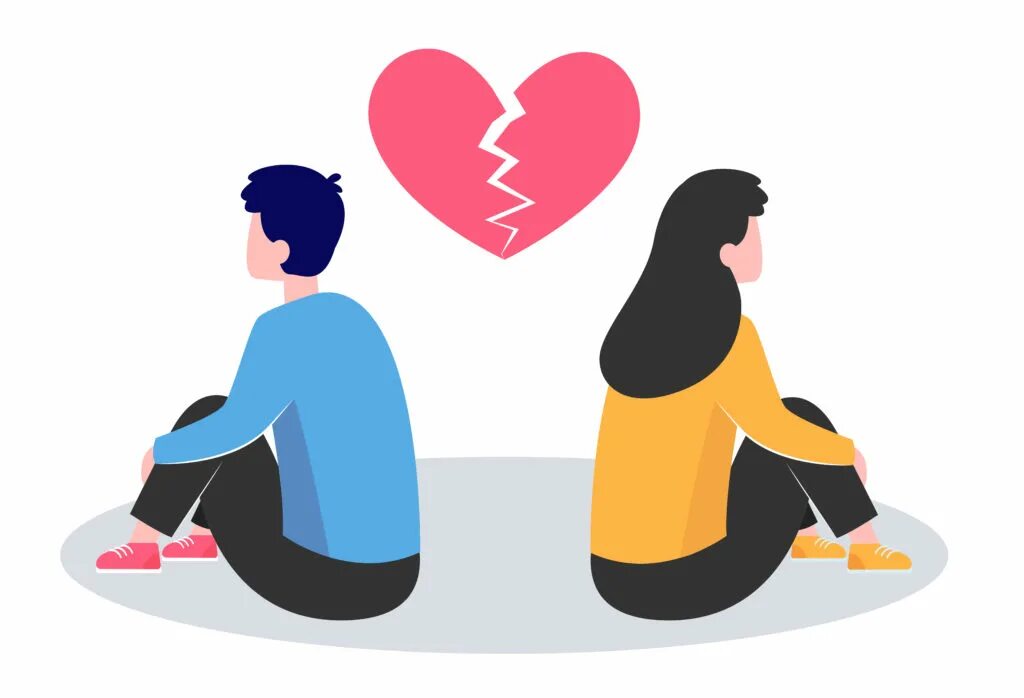 Add relationship. Конфликт в паре. антипатия рисунок. relationships иллюстрации. взаимопонимание в паре.