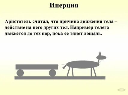 Доклад на тему инерция