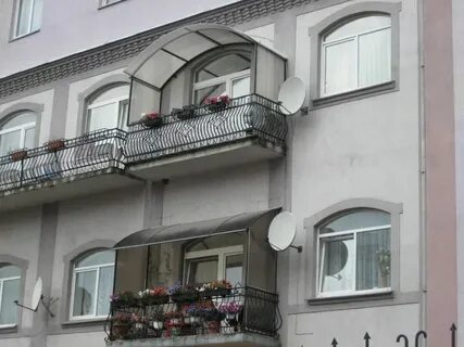 Балкон на последнем этаже