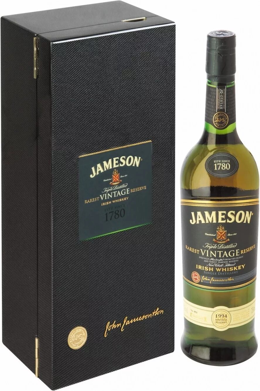 Jameson виски 1780. Виски джемисон Винтаж. Джемесон ирландский виски. Jameson rarest Vintage Reserve, Gift Box 2007 0.7 л. Jameson отзывы