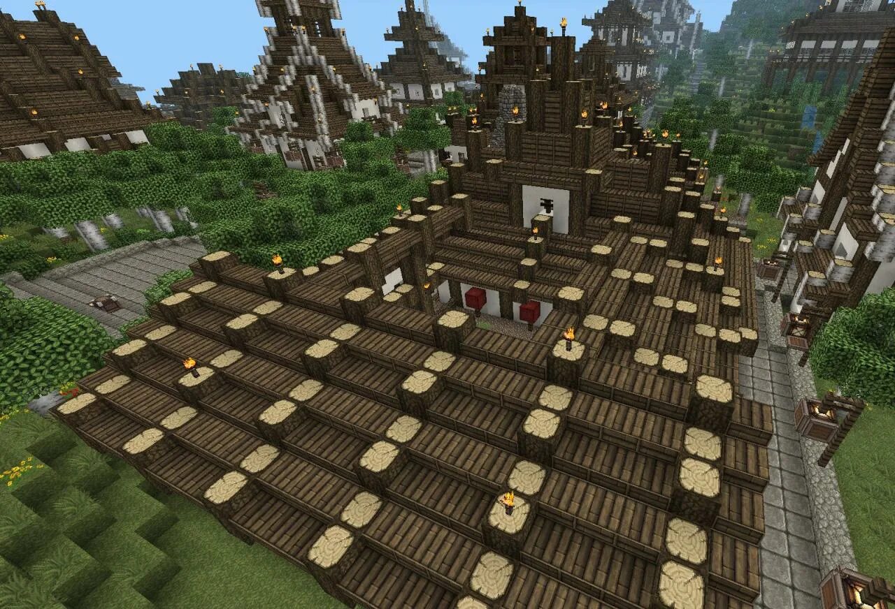 Игра в майнкрафт стрельба из лука. Красивый дом лучника в майнкрафт. Майнкрафт парк город. Archery minecraft. Range minecraft.