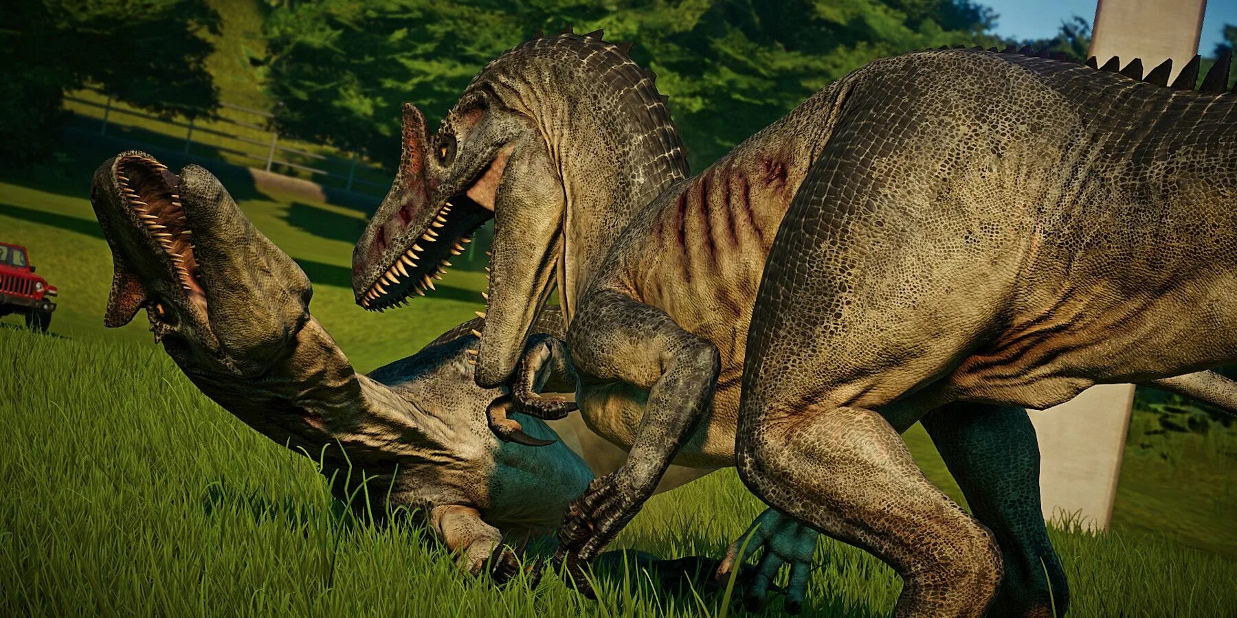Динозавры периода 2. Аллозавр парк Юрского периода. Аллозавр мир Юрского периода. Аллозавр Jurassic World Evolution. Аллозавр мир Юрского периода 2.