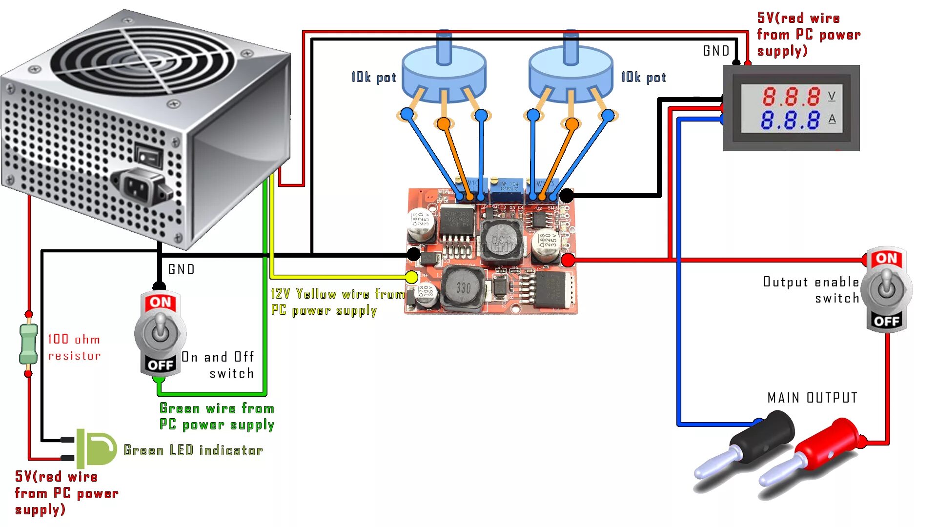 Лабораторный блок питания из ардуино. Lab Power Supply. Лабораторный блок на ардуино. Лабораторный блок питания под управлением ардуино схема.