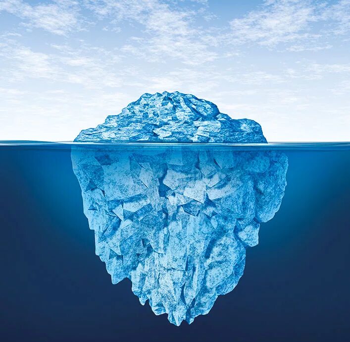 Айсберг подводная часть. Вершина айсберга. Глубины бессознательного. Сознание и бессознательное ледник. Какая часть айсберга над водой