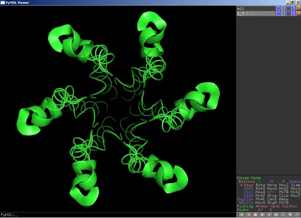 Pymol. Asn pymol. pymol fancy.
