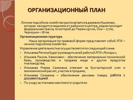 Виды личных хозяйств