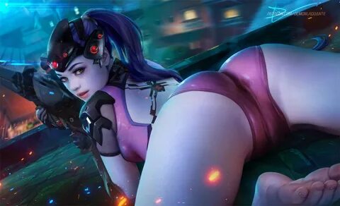 Widowmaker Overwatch - NSFW, Art, Drawing, Overwatch, Widowmaker, Girls, Ha...