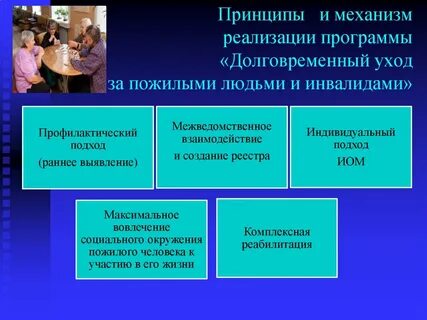 Принципы работы с пожилыми людьми