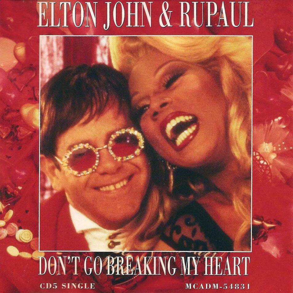 Песня don t breaking my heart. Elton john 1994 - don&#039;t go breaking my heart. elton john rupaul. elton john kiki dee. ру пол и элтон джон.