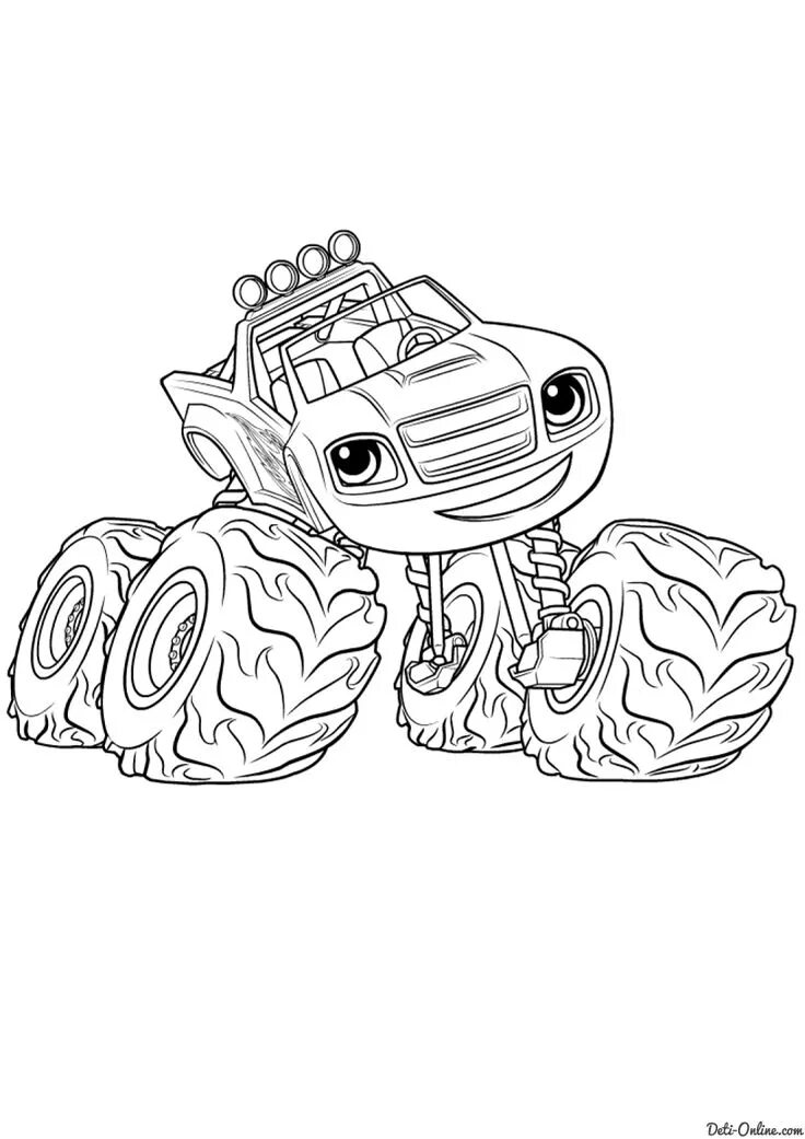 Машинки вспыш раскраска для детей распечатать Free & Easy To Print Monster Truck Coloring Pages Monster coloring pages, Monste