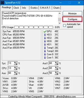 Fan speed low limit
