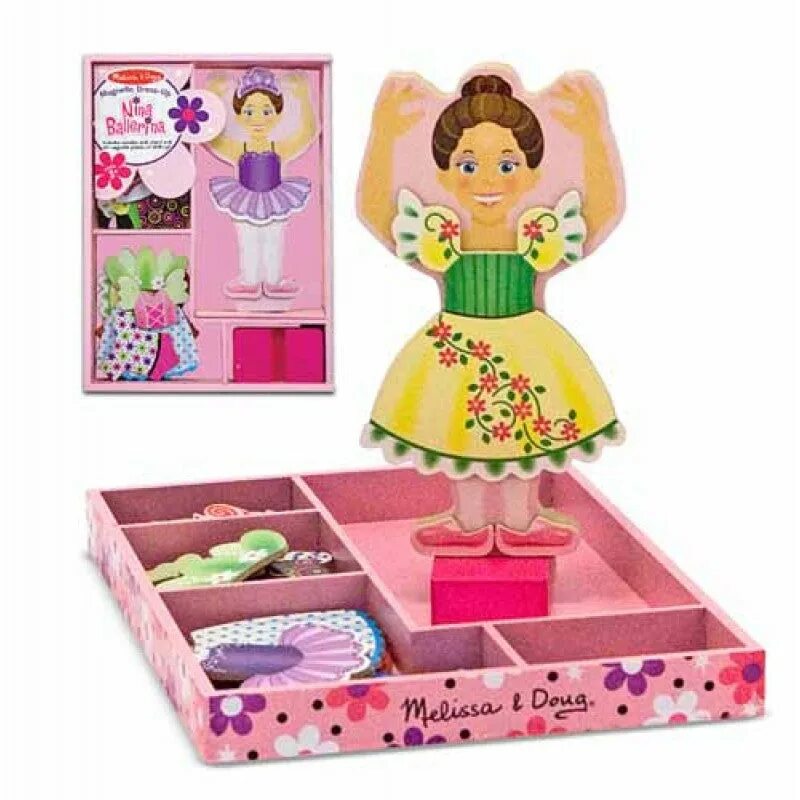 Melissa игрушки. Melissa &amp; doug переодень кукол. melissa and doug балерина. melissa and doug кукла с магнитной одеждой. магнитная одежда для кукол melissa.