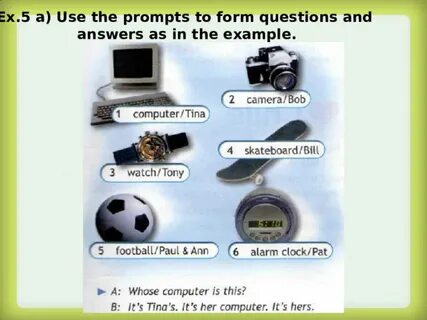 Answer the questions using the prompts