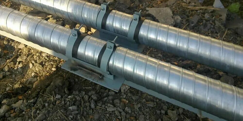 Теплоизоляция опор трубопроводов. Неподвижная опора ст 159-400х20-1-ппу-пэ. Скользящие хомутовые опоры для труб в ппу изоляции. Ппу-пэ-315-360. Неподвижная опора в ппу изоляции.