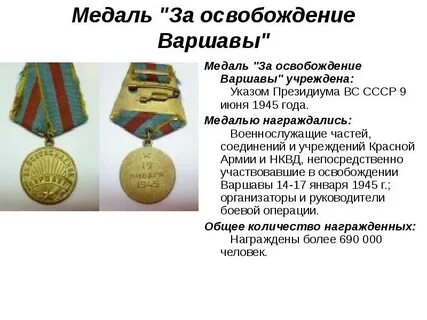 Кого награждали медалью