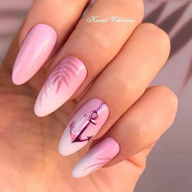 60 Almond Shape Nail Designs To Admire Lilac nails, Mint nails, Pastel nails
