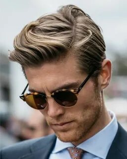 Прическа side part