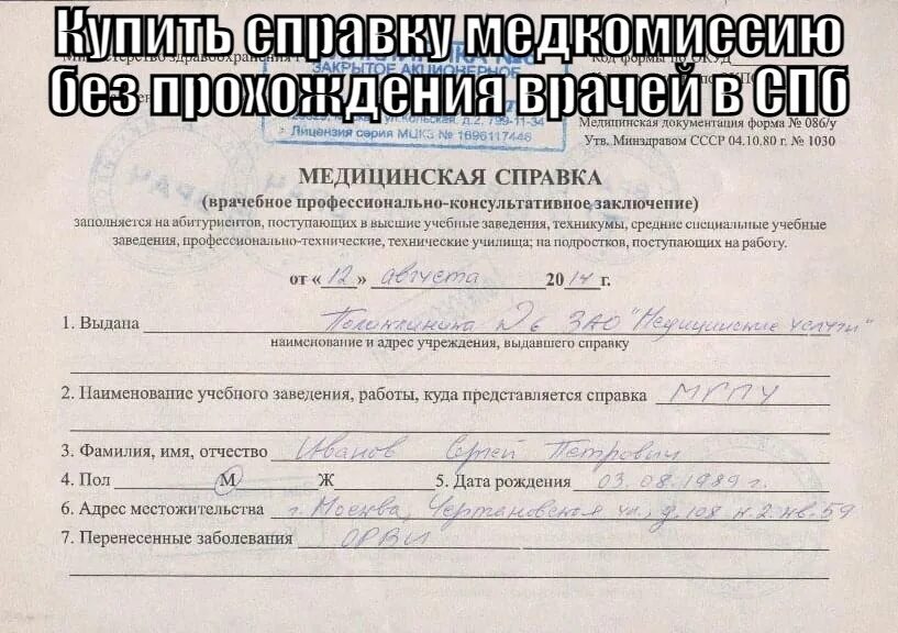 Медкомиссия адреса в спб. Медкомиссия адреса в спб