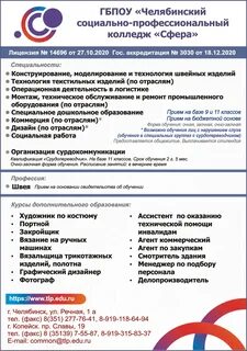 Колледжи челябинска после 9 класса 2024