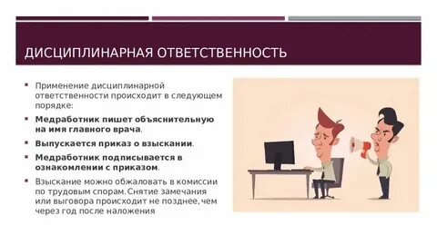 Примеры применения взыскания