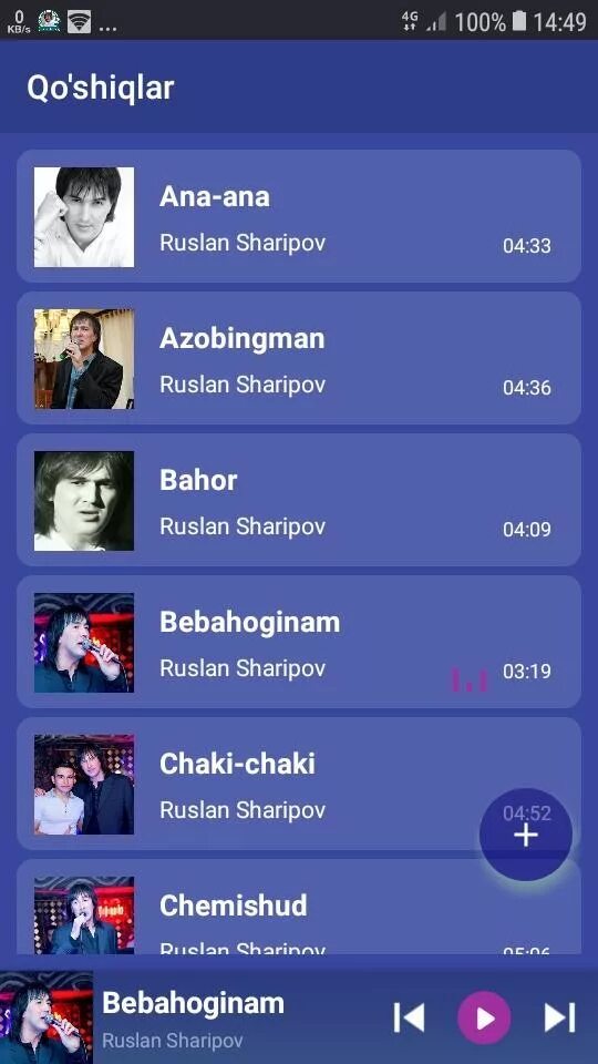 Salmonshoh Sharipov в другие приложение. Xurshid Rasulov qo'shiqlari. Karaoke qo'shiqlar. Bass qo`shiqlar. Bahor haqida qo shiqlar