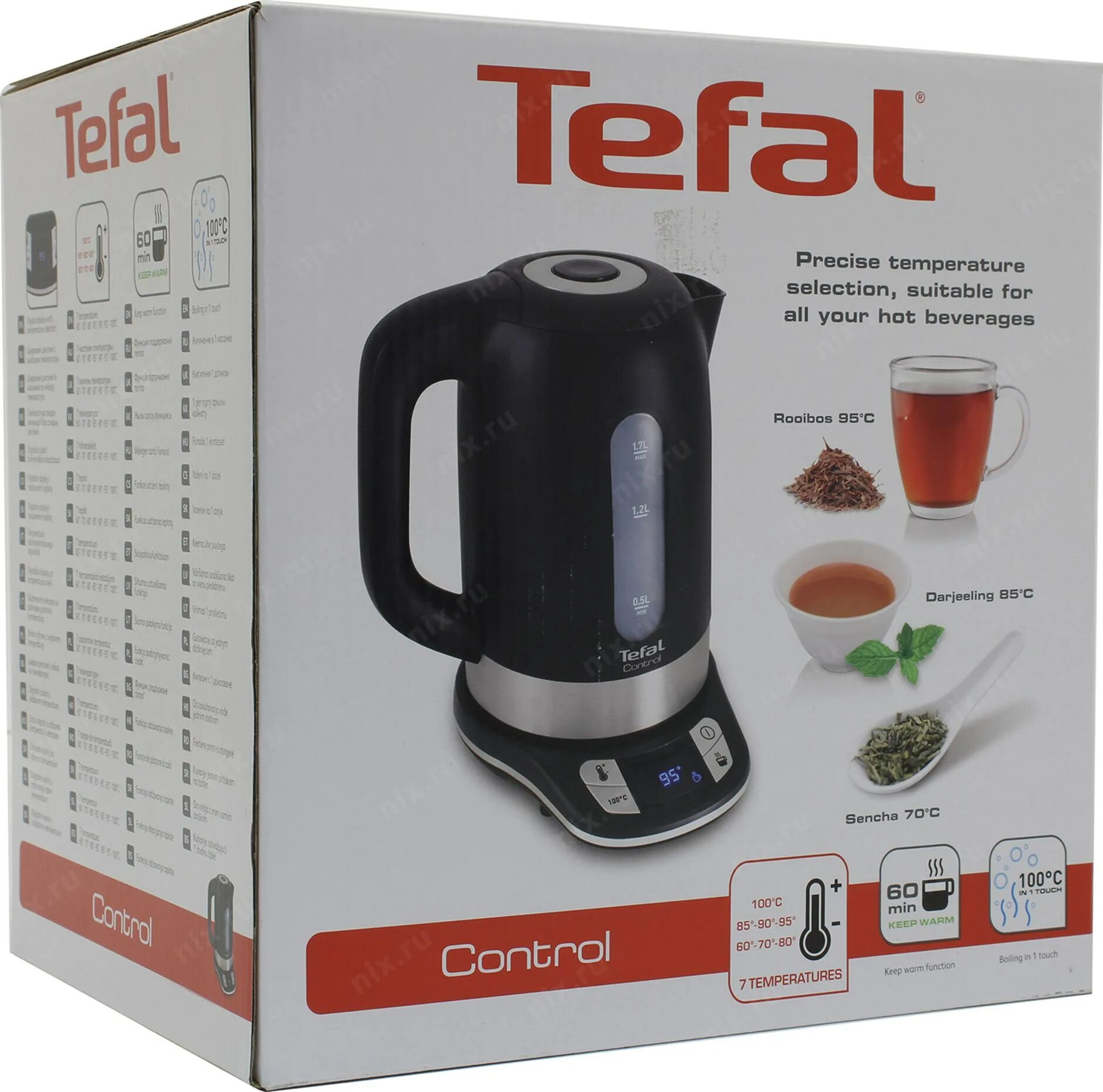 Tefal control. Чайник Tefal Snow Control ko331830. Электрочайник Tefal Electronic ko331830. Tefal Control чайник. Чайник Тефаль ко331830.