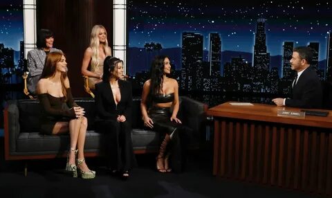 KENDALL and KRIS JENNER and KIM, KHLOE and KOURTNEY KARDASHIAN at Jimmy Kim...