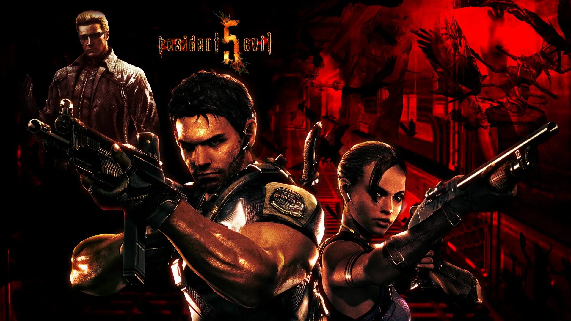 Resident Evil 5 обложка. Resident Evil 5 и 6. Резидент Evil 5. Resident Evil 5 1920x1080. Перечисли 5 игр