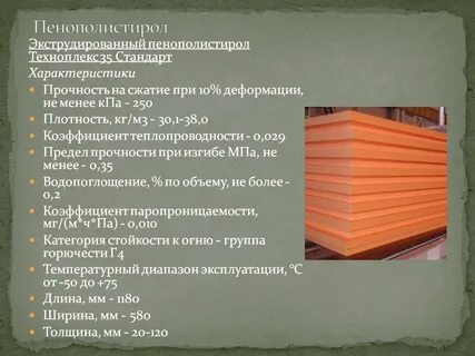 Плотность пенопласта для утепления стен