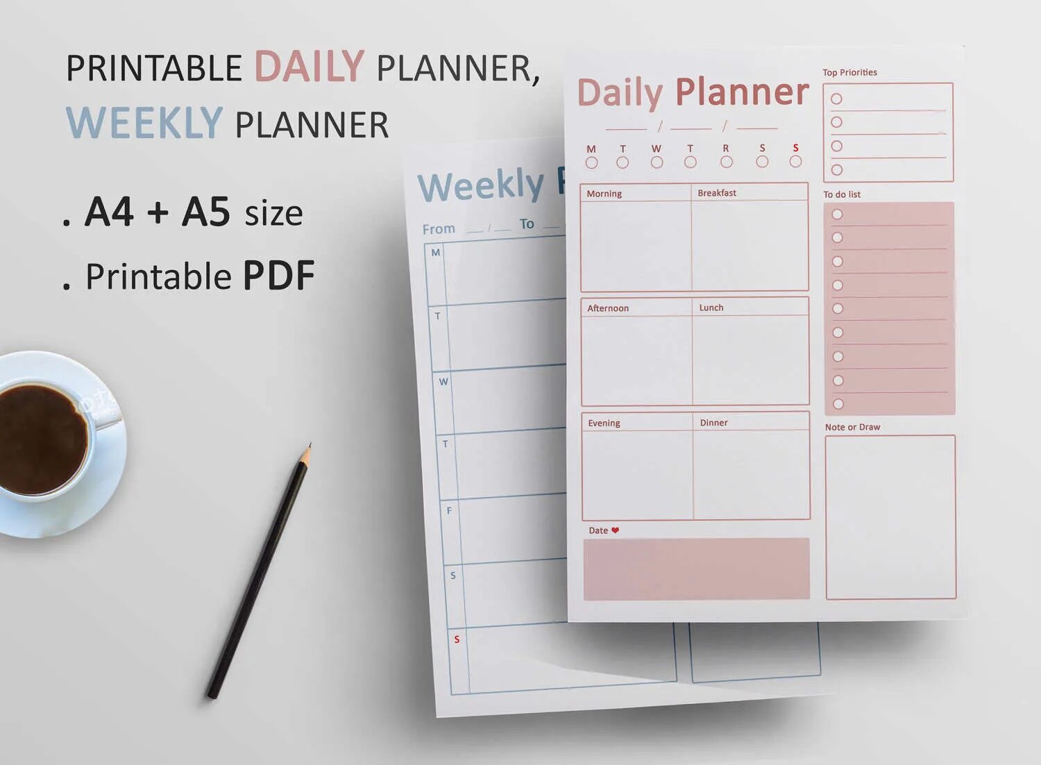 Daily Planner. Дизайнерские планеры. Daily Planner для печати. Daily Planner шаблон.