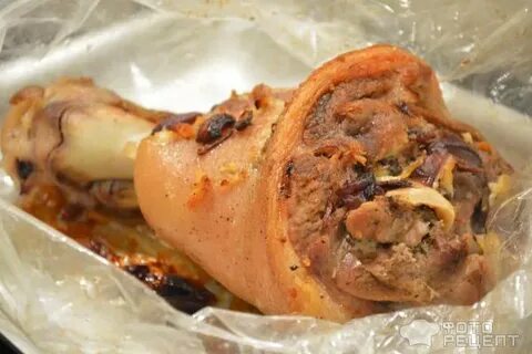 Рецепт вкусной рульки в рукаве