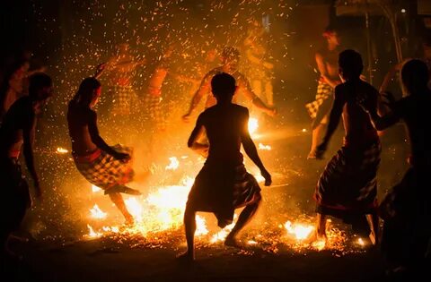 Dancing fire