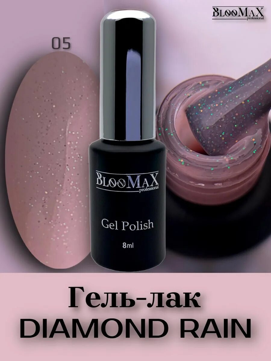 Bloomax гель лак. Гель лак Bloomax 01. Diamond Rain - Diamond Rain. Диамонд Райн фото. Diamond rain