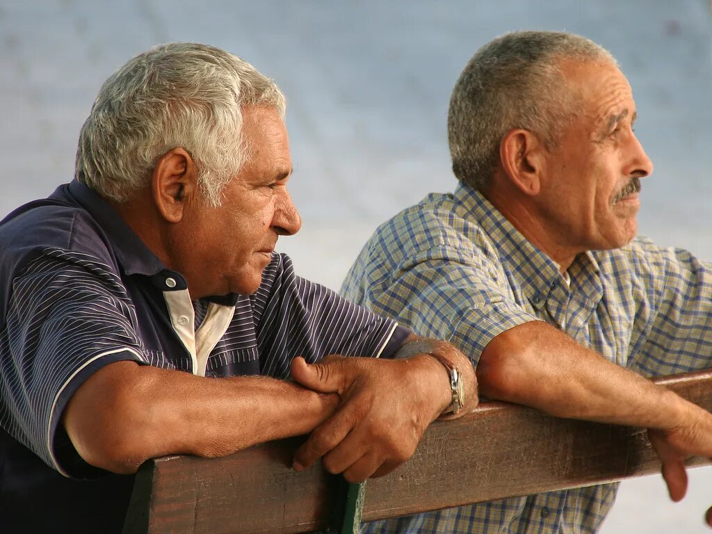 Old friends. Two man friends old. old friendship. euroboy two old men.