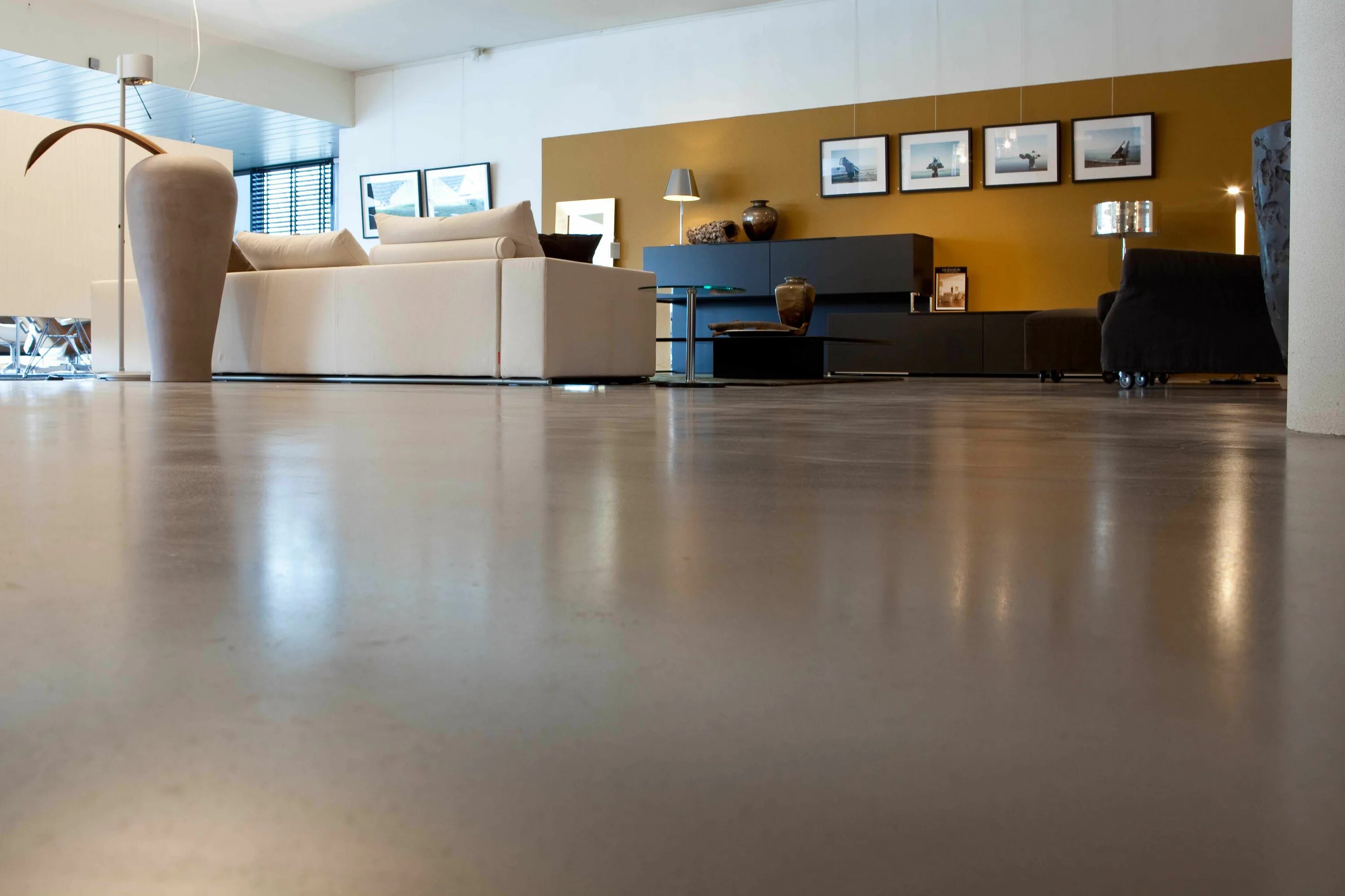 Concrete flooring