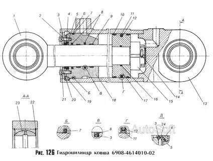 Гидроцилиндр ек 18