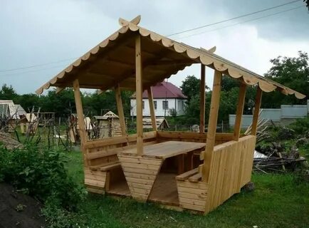 Беседка своими руками за один день