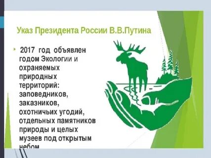 Год объявлен годом земли