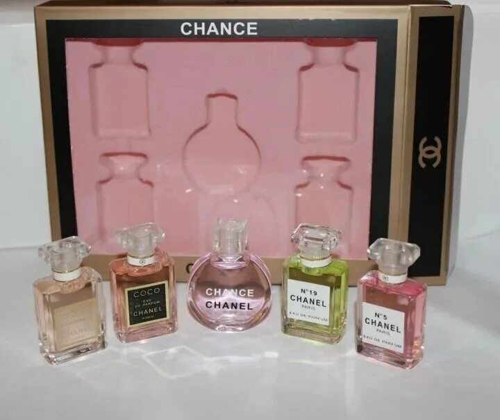 Набор духов оригинал. Chanel chance 5 духов набор. Набор духов Chanel 5 в 1. Набор духов Chanel chance 5 in 1. Парфюмерный набор Chanel 5в1.