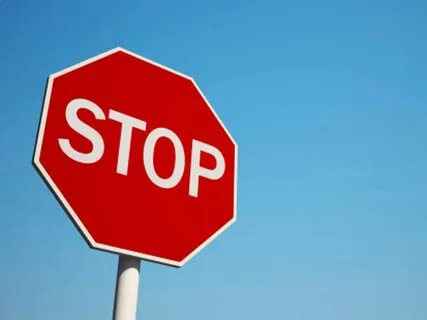 Sales stop