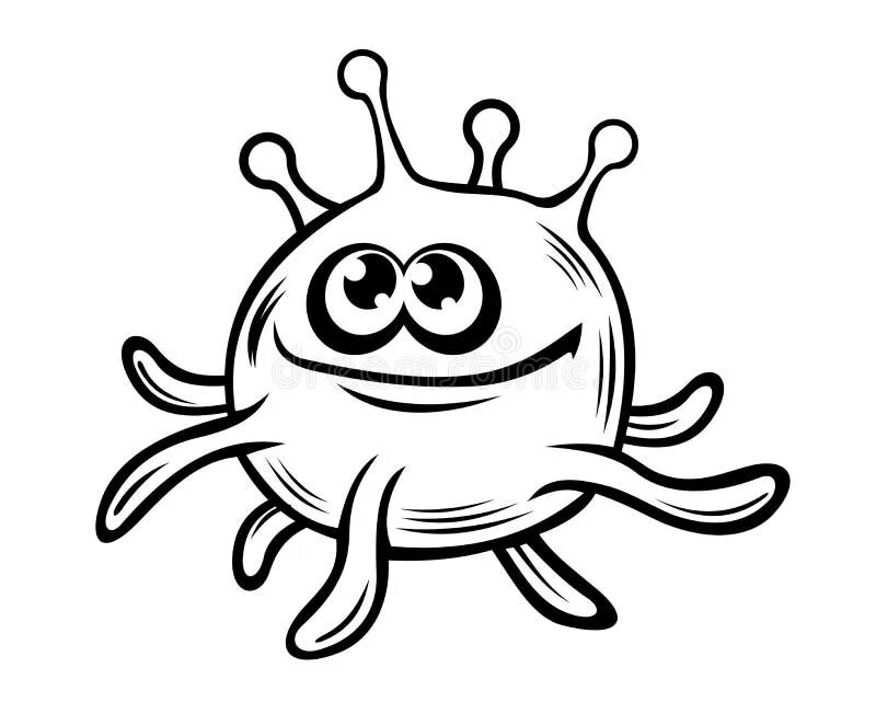 Раскраски микробы для детей распечатать my cute graphics monster fairy black Google Search Monster coloring pages, Eye