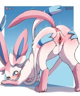 sylveon, nintendo, absurd res, hi res, anus, ass up, blush, female, feral, ...