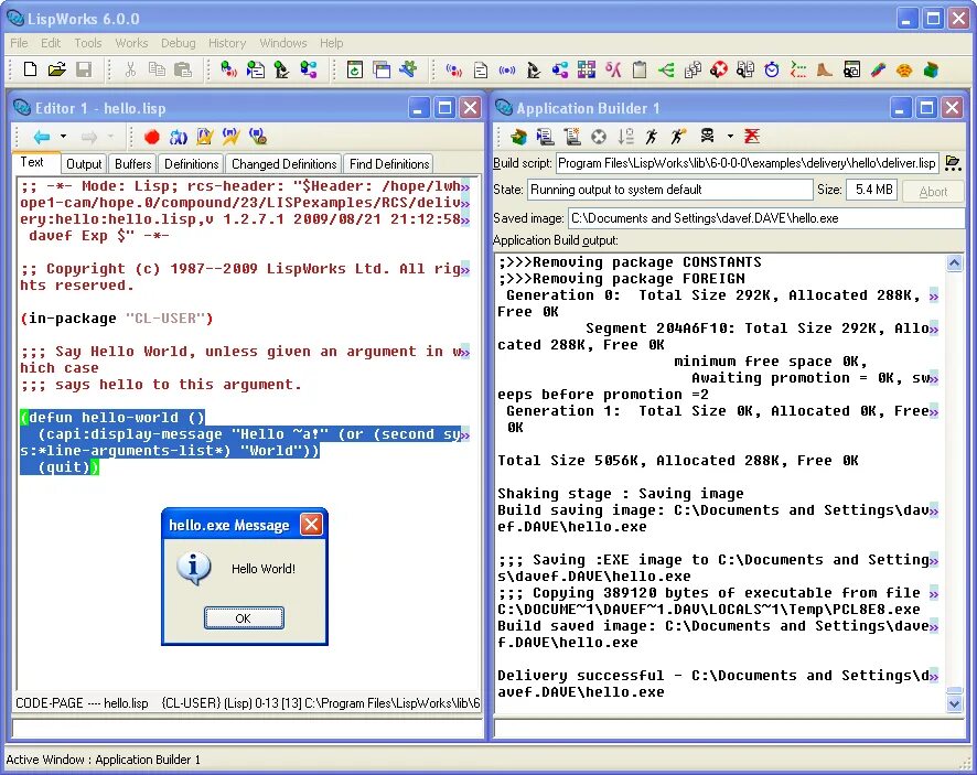 Message exe. Лисп язык программирования. Плюсы и минусы Lisp. Код на лиспе. Lisp hello World.